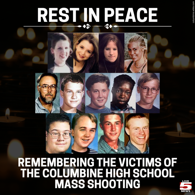 Remembering the Victims of the 1999 Columbine School Shooting.